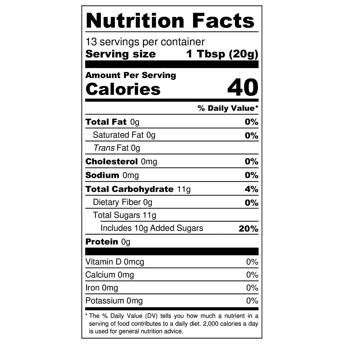 Nutrtional Facts