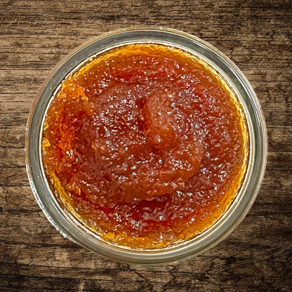 View of the top of the open jar